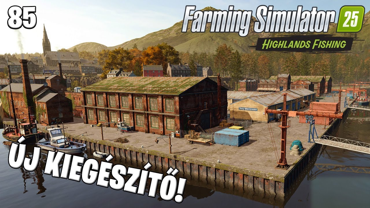 FARMING SIMULATOR 25 LIVE #85 - ITT AZ &Uacute;J EXPANSION PACK! N&eacute;zz&uuml;k milyen lett! | KINLAIG #1