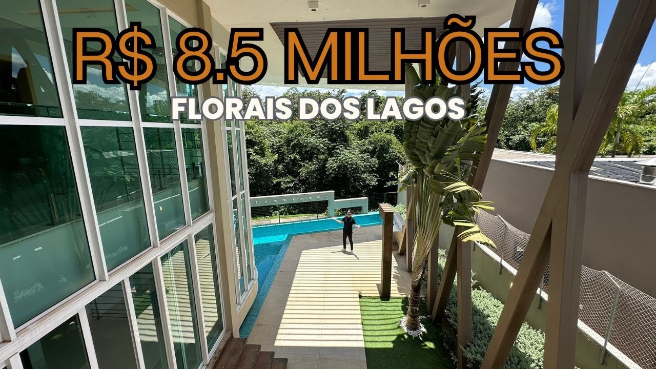 Uma MANSÃO de R$ 8.5 Milhões a venda em Cuiabá - Florais dos Lagos