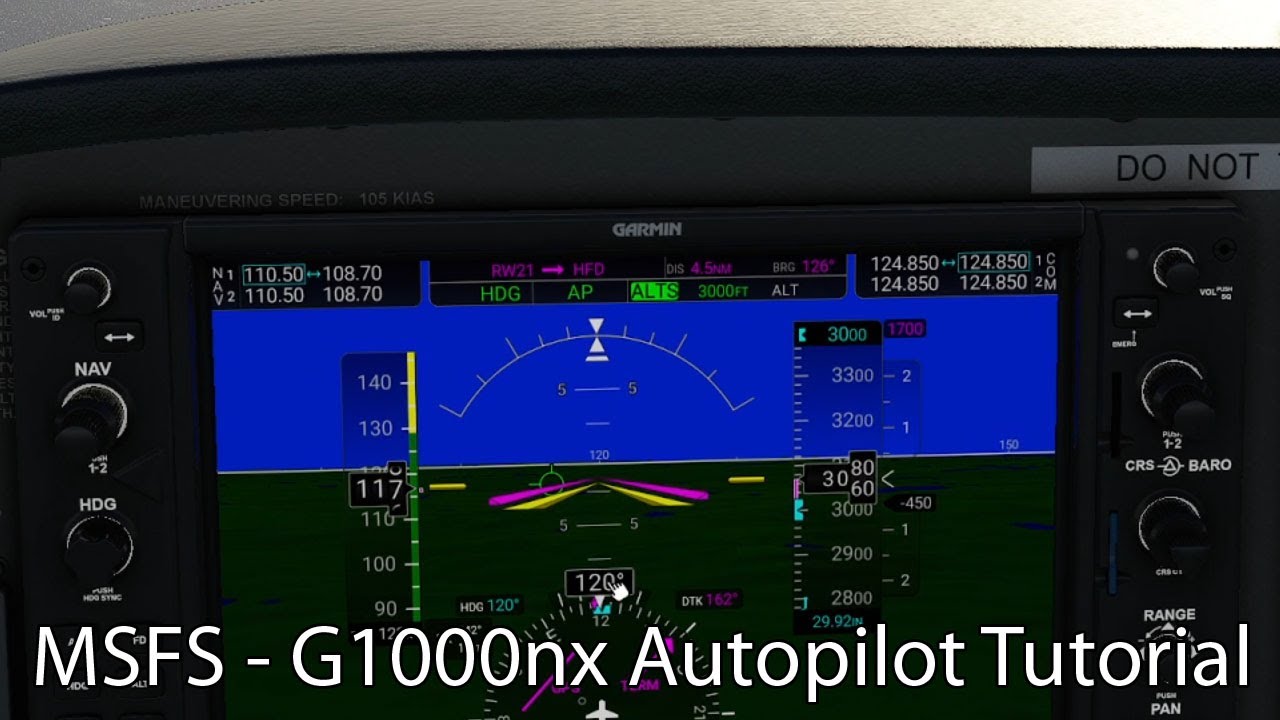 MSFS - G1000nx Autopilot Tutorial