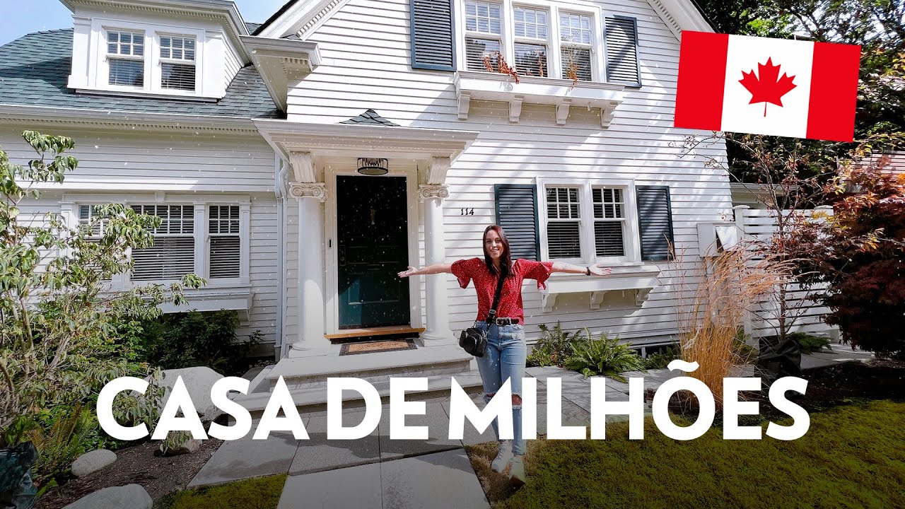TOUR de CASA em NORTH VANCOUVER! $7000/mês de aluguel no CANADÁ 😮