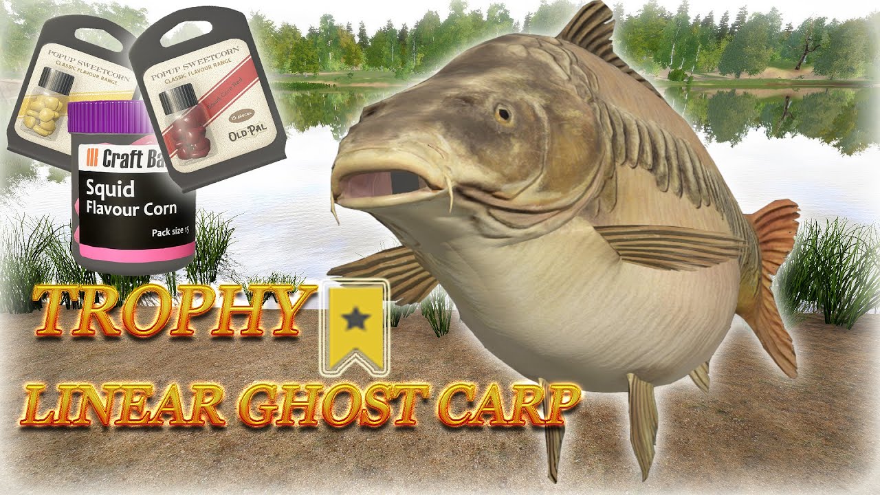 Russian Fishing 4 RF4 The Amber Lake TROPHY LINEAR GHOST CARP 26,993 kg