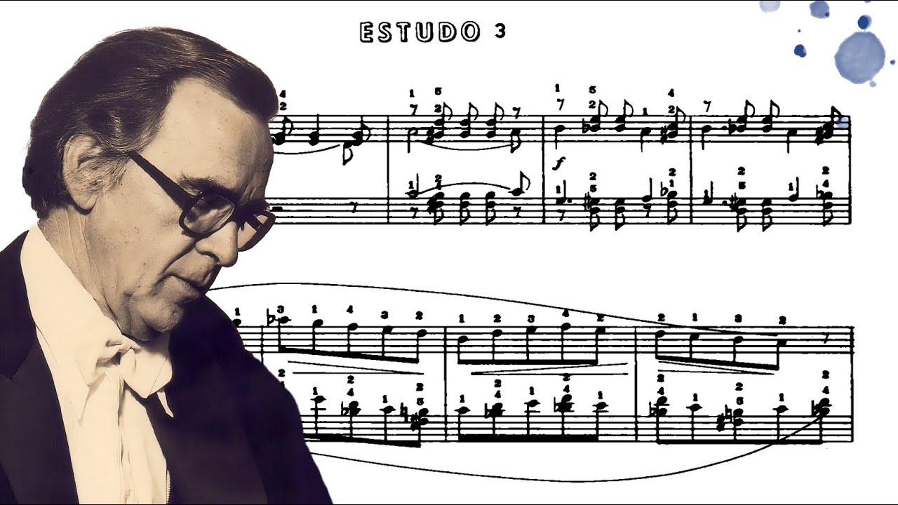 Heitor Alimonda - Estudo No.3 (do 7º Caderno de O estudo para piano) (Helber F. Ribeiro, piano)
