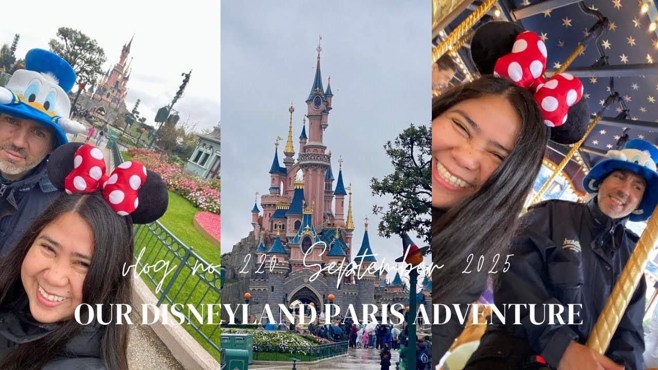 Vlog No. 220 Our Disneyland Paris Adventure! First Time in Paris!