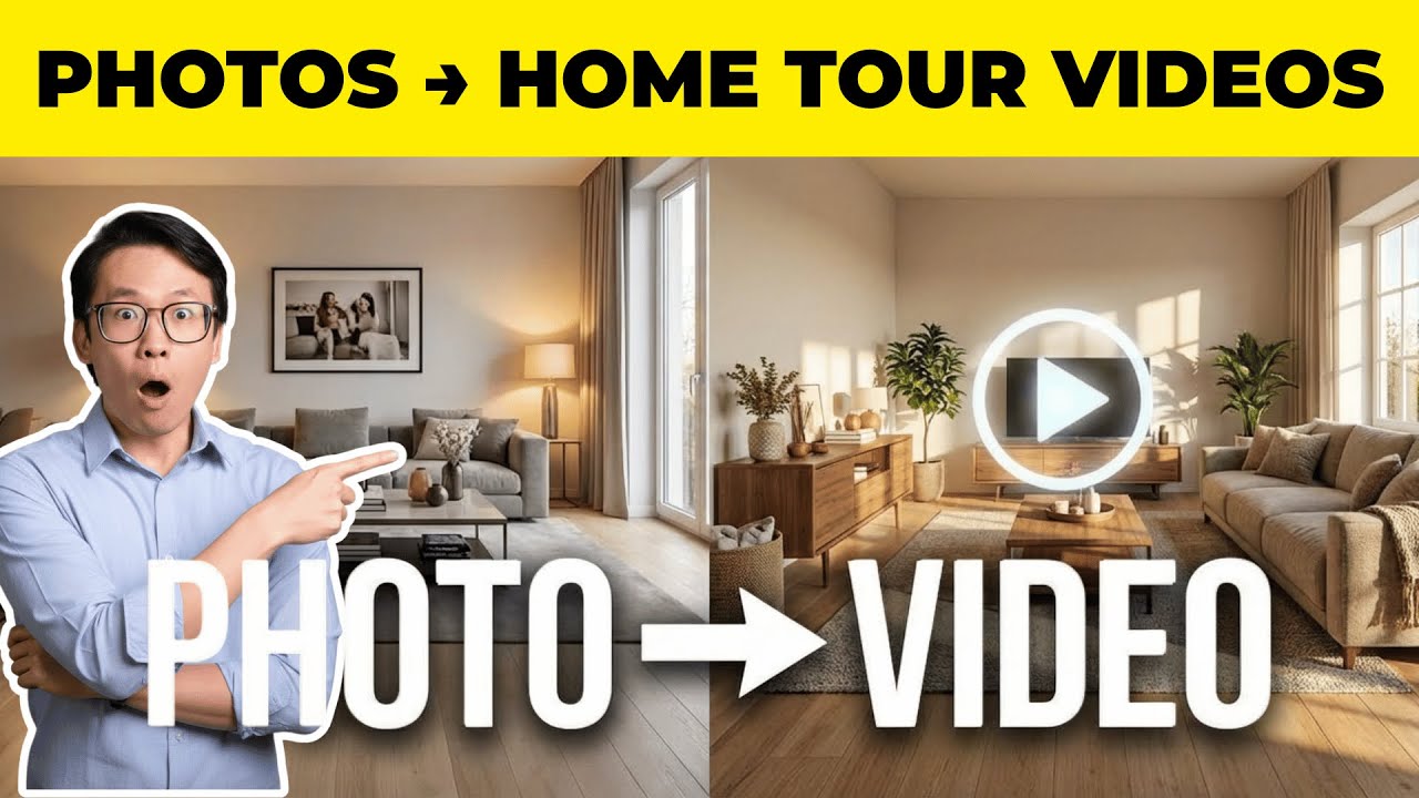 Turn Listing Photos into CINEMATIC Video Home Tours in 5 Minutes