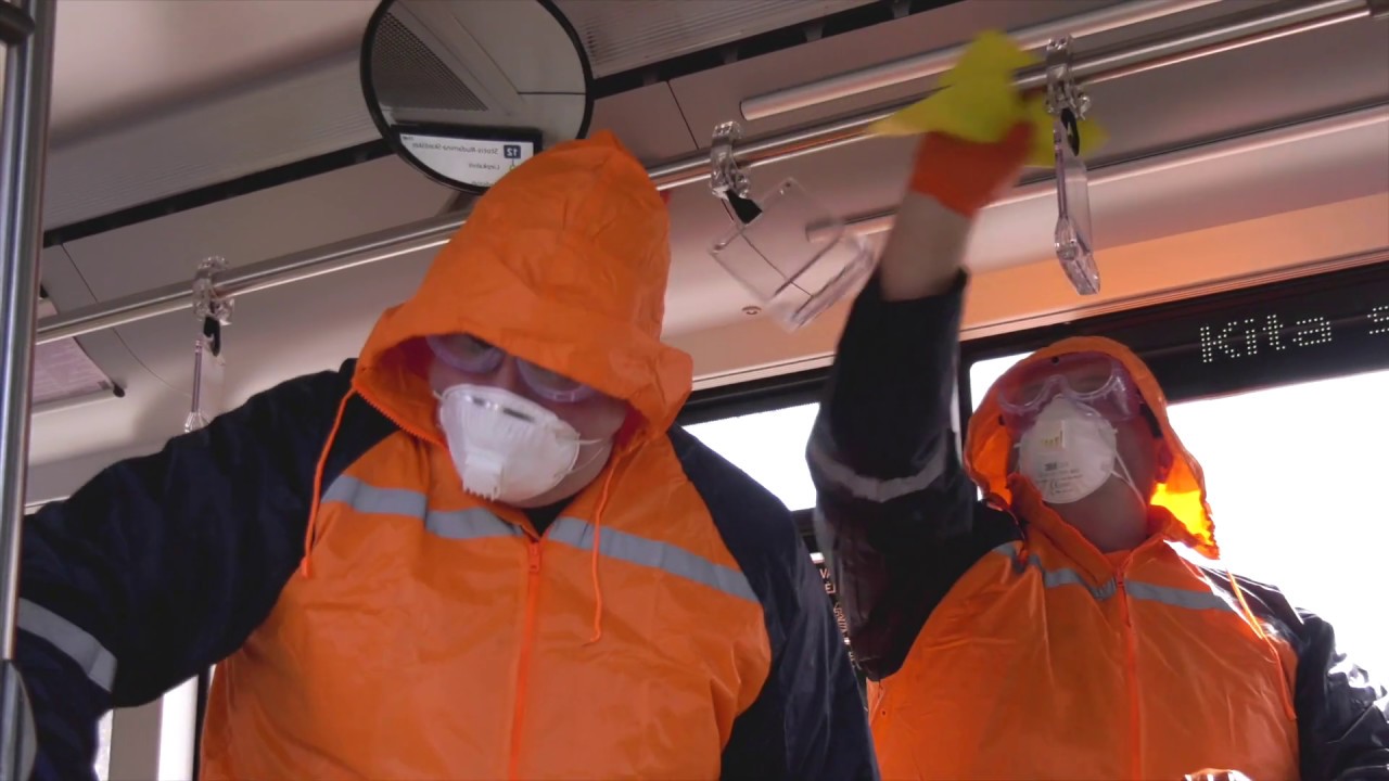 Vilniaus viešojo transporto dezinfekcija