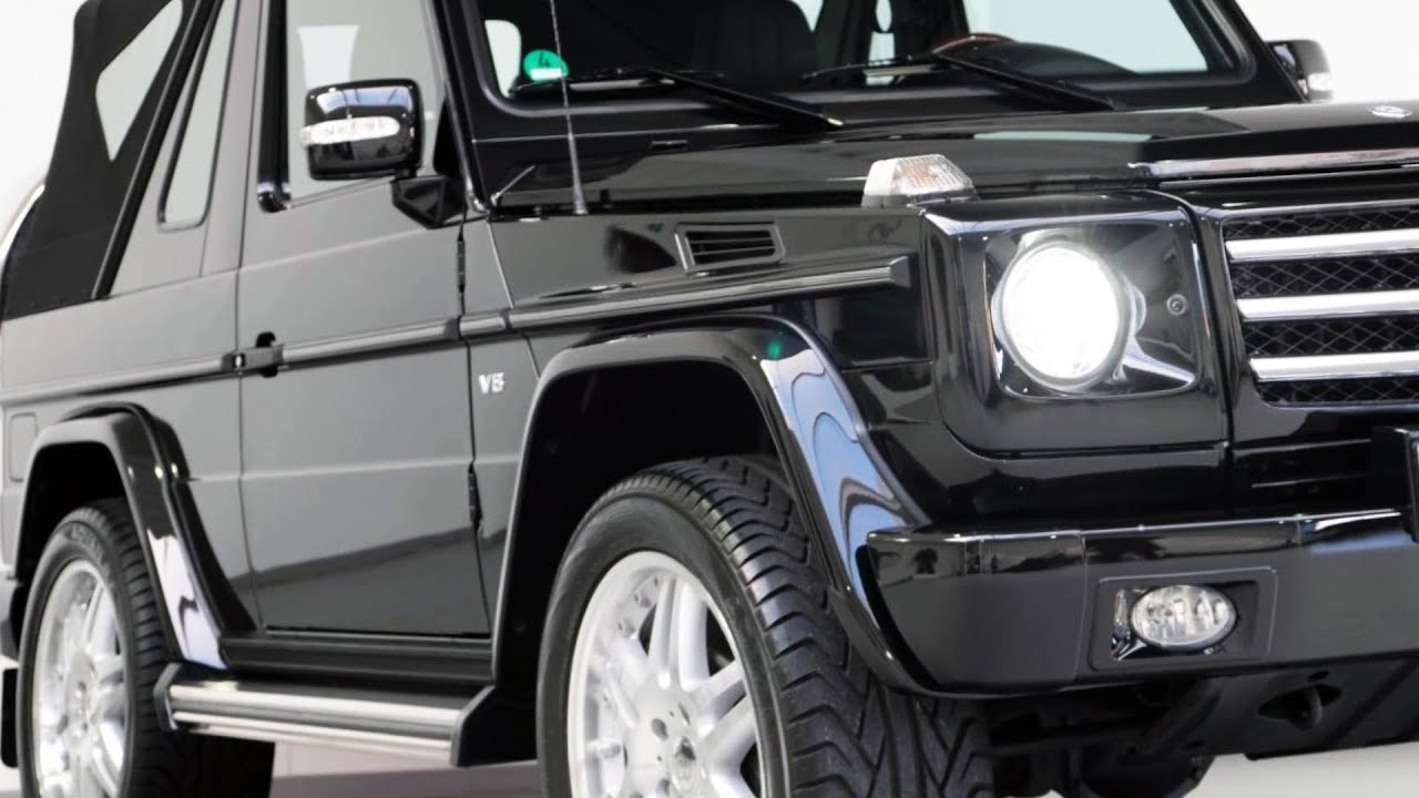 Mercedes-Benz G 500 Cabriolet G-Wagon W463 in Obsidian Black Metallic