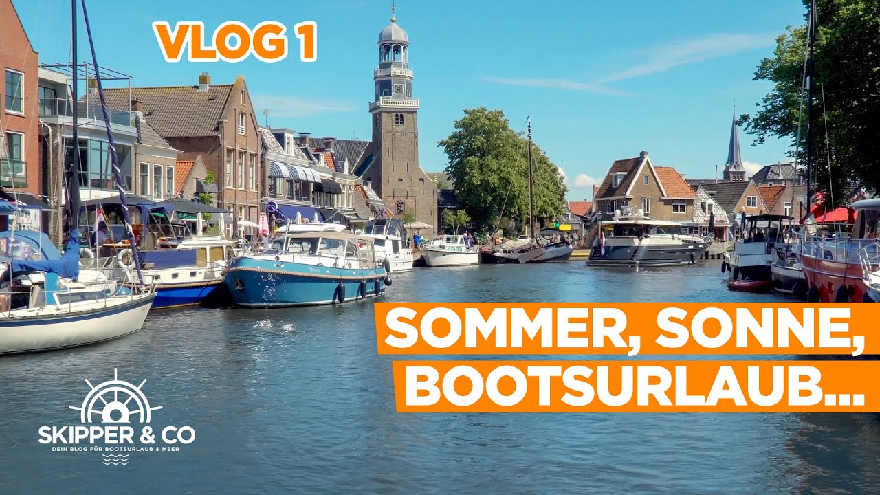 Sommerurlaub auf dem Charterboot - Boot 