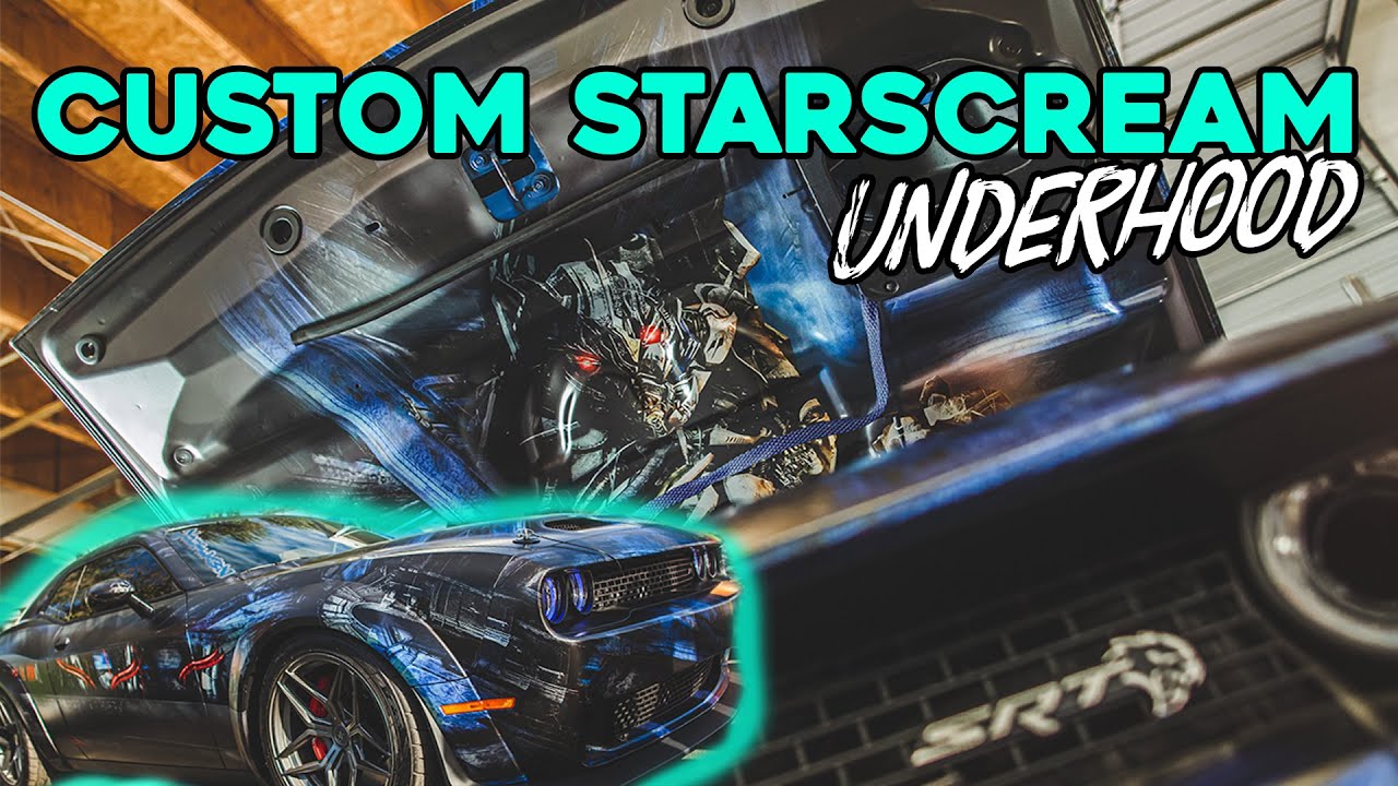 Overwrap for the WIN: Decepticon underhood vinyl wrap