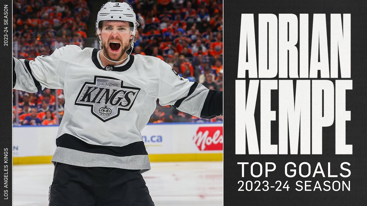 Adrian Kempe's Top Goals of the Season | LA Kings 23-24 Season in Review