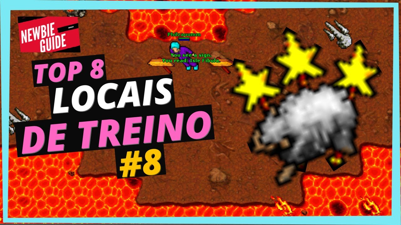 👶[TIBIA] Locais para Treinar seu Knight FREE com a MAD SHEEP
