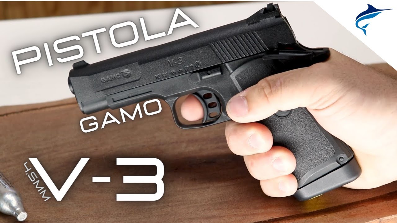 REVIEW DA PISTOLA GAMO V-3 DE CO2