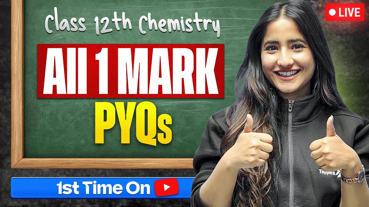 Class 12 Chemistry 1 Mark PYQs | Previous Year MCQs | 12th Board Exam Important Questions 2026