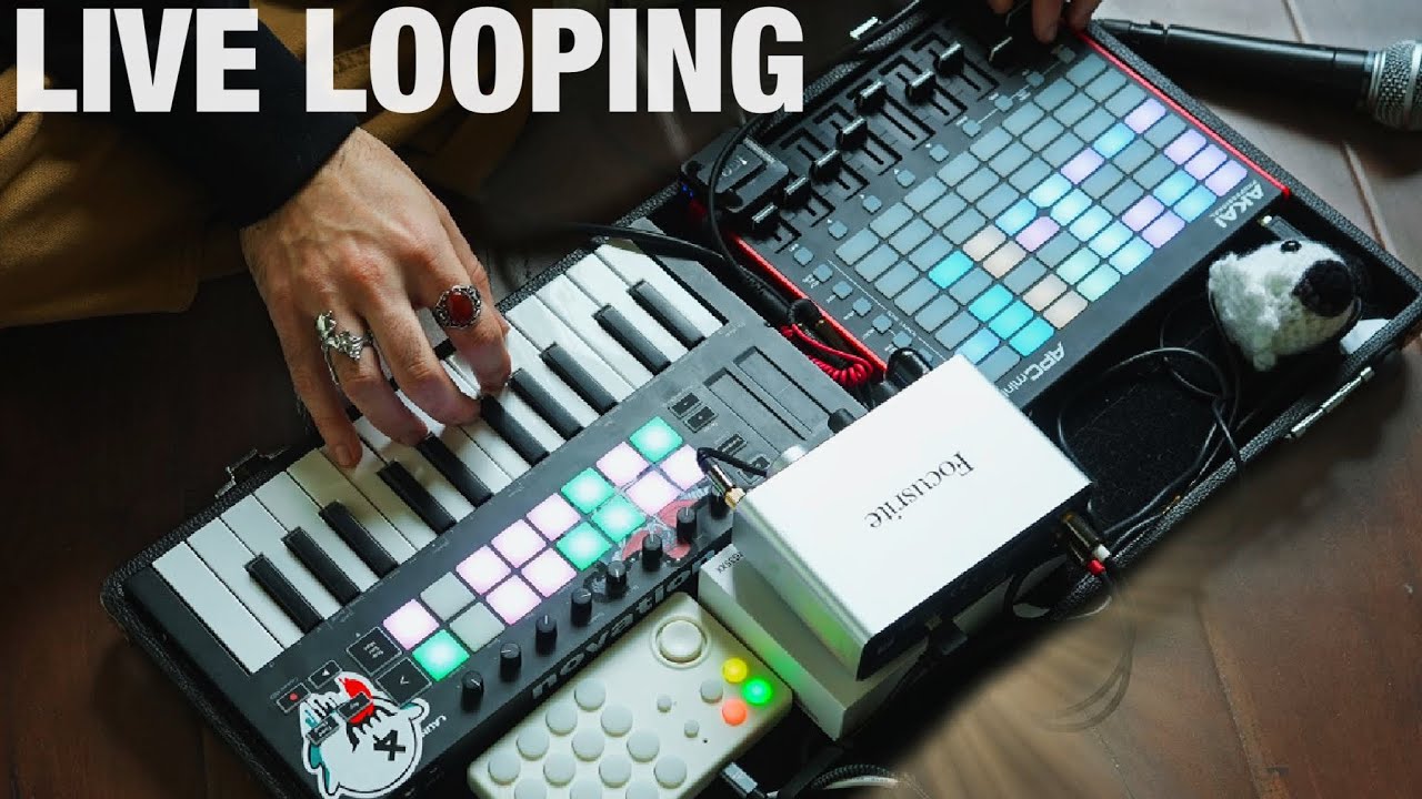 live looping an ethereal beat in ableton live with the launchkey mini, apc mini, and offgrid
