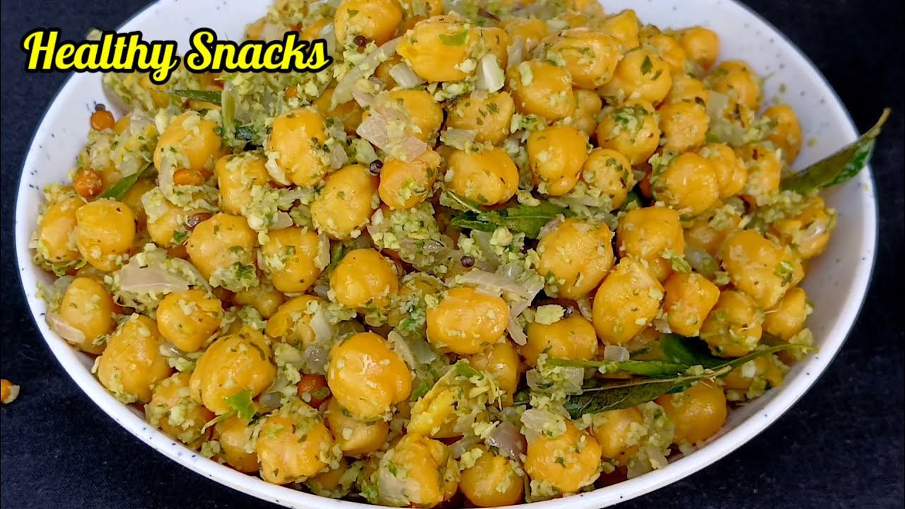 MASALA SUNDAL Recipe in Tamil 😲🔥| Channa Masala Sundal | Healthy Evening Snacks | Tea Time
