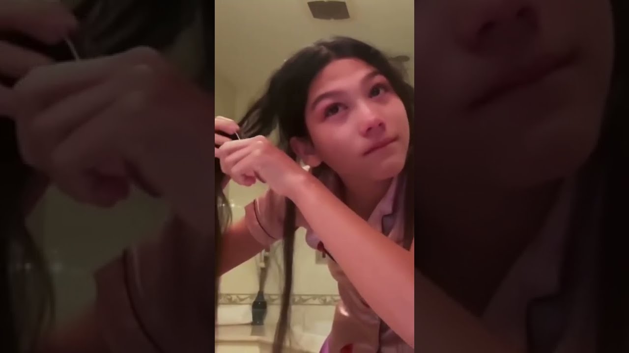 She cut her hair and instantly regretted it!