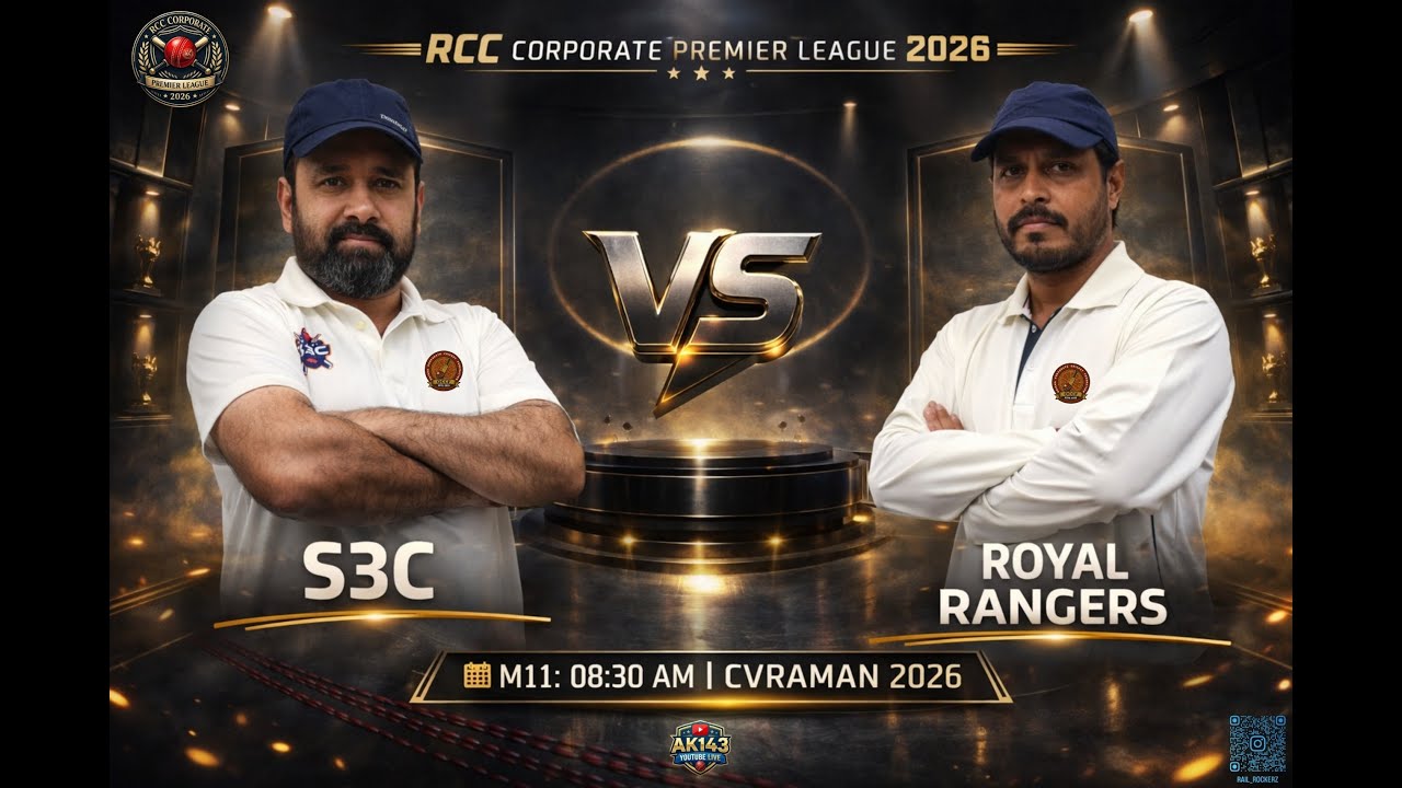 🛑 LIVE RCC CORPORATE LEAGUE- 2026#AK143