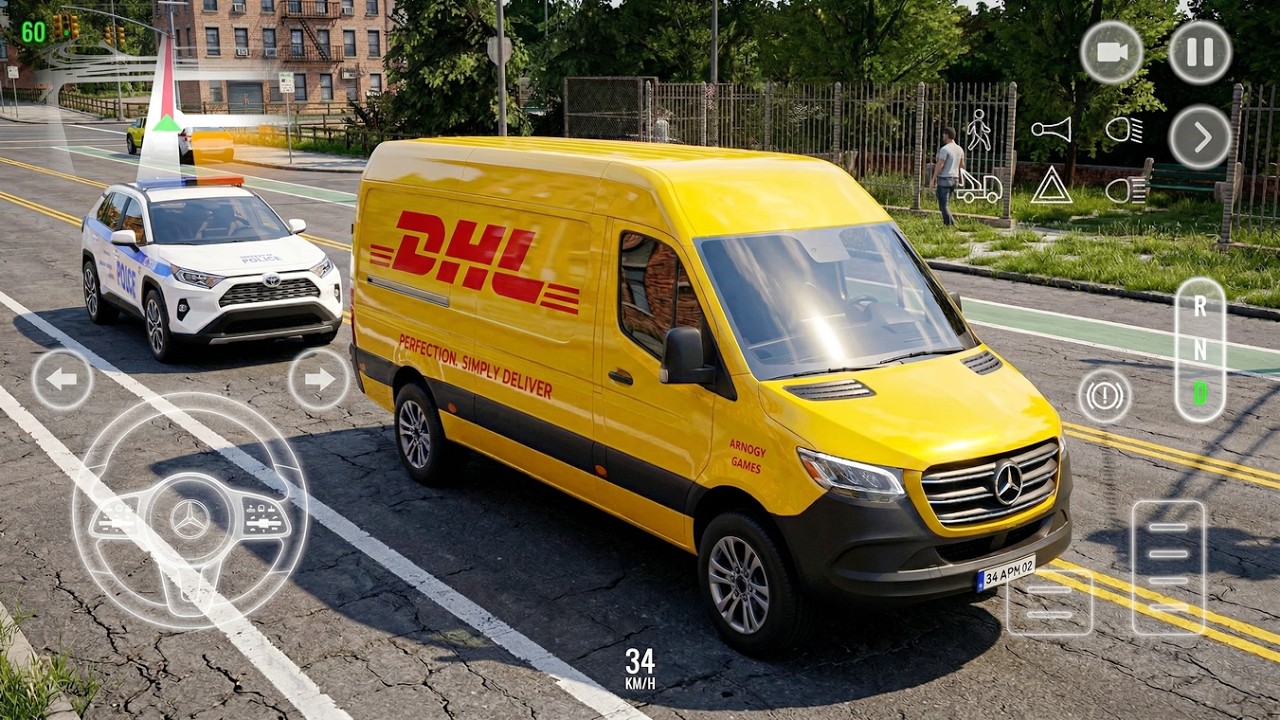Mercedes-Benz Sprinter DHL Delivery Services | Cargo Van Simulator