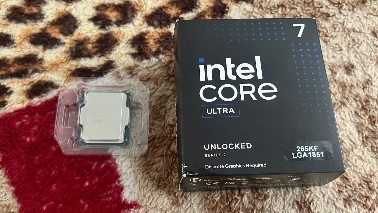 Unboxing the Intel Core Ultra 7 265KF CPU