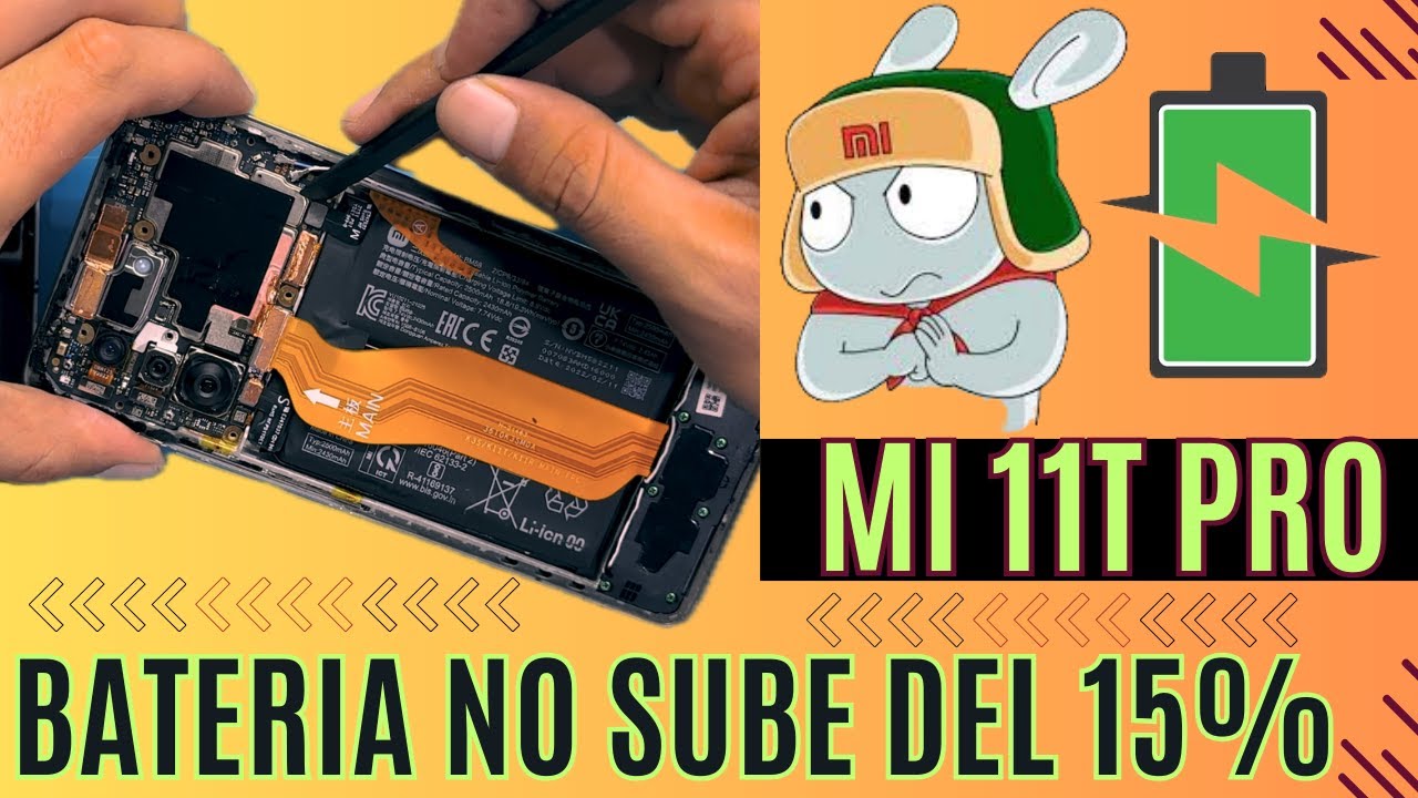 REPARA XIAOMI MI 11T PRO; 🪫 NO PASA DEL 15% #yesatechrepair #xiaomi #mi11tpro #smartphone #bateria