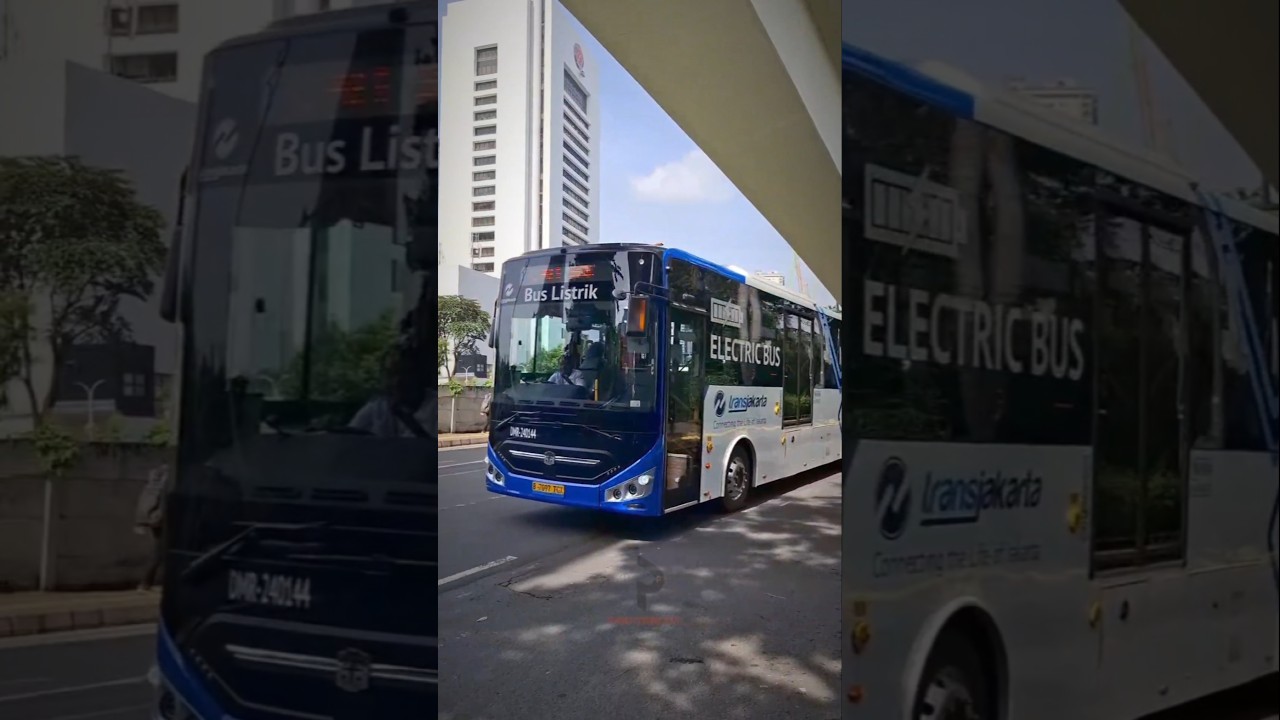 Trans Jakarta Koridor 4 #viralvideo  #transjakarta #busway #transjakartabusway #fyp #buslistrik
