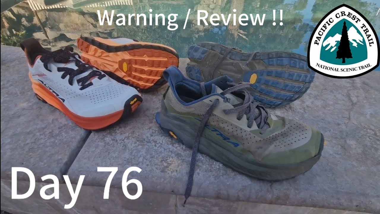 Day 76 - Warning / Gearreview Altra Olympus 6.0 & Update on my plans! - Pacific Crest Trail 2025