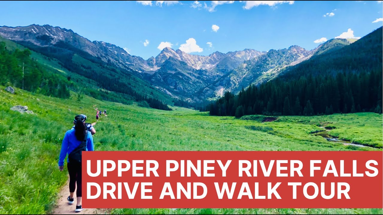 UPPER PINEY RIVER FALLS DRIVE AND WALK TOUR | Vail, Colorado using DJI OSMO Pocket (1080p)