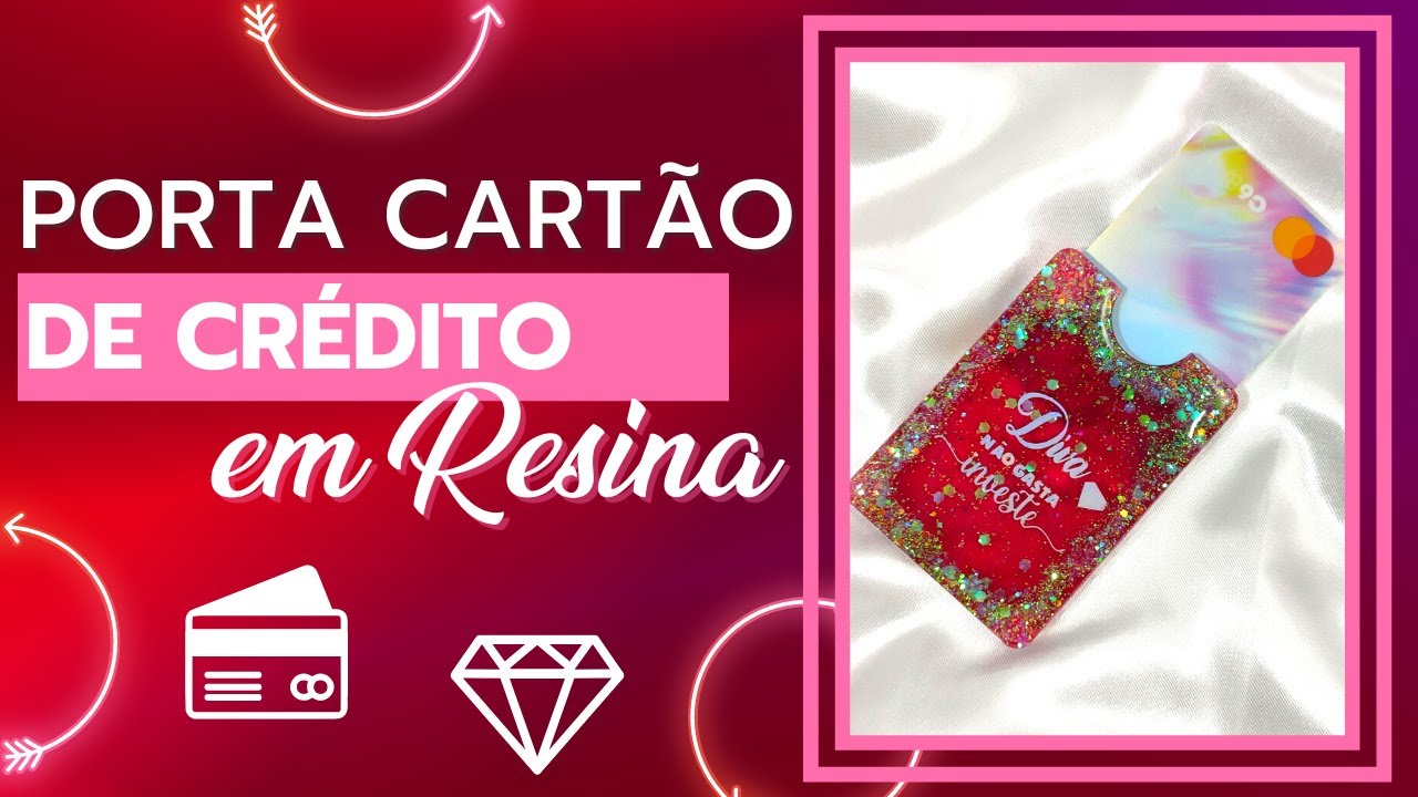 PORTA Cartão de Crédito em RESINA