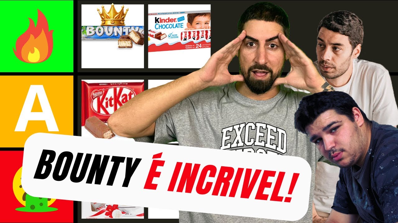 Possessivo David e GarciaP fazem TIER LIST dos MELHORES CHOCOLATES!