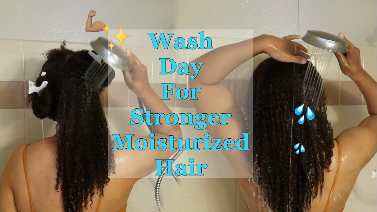 Simple Wash Day Routine For Healthy Moisturized & Strong Hair | Start To Finish