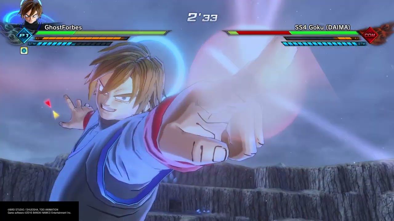 Dragon ball xenoverse 2 fighting ss4 goku daima 