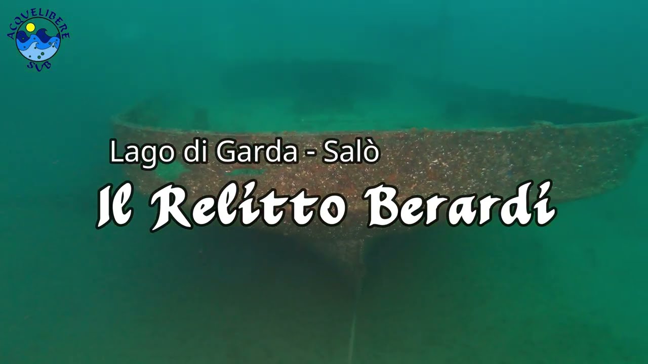 Immersione sul Relitto Berardi a Salò - I Relitti del Lago di Garda