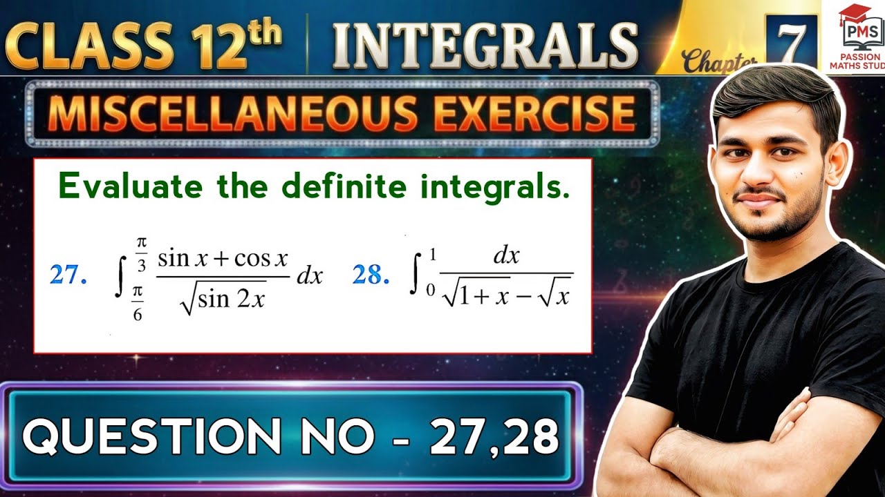 Class 12 Maths Miscellaneous Ex 7 Q27 & 28 | Class 12 Math Miscellaneous Ch7 q27 | Class 12 CH 7 Q28