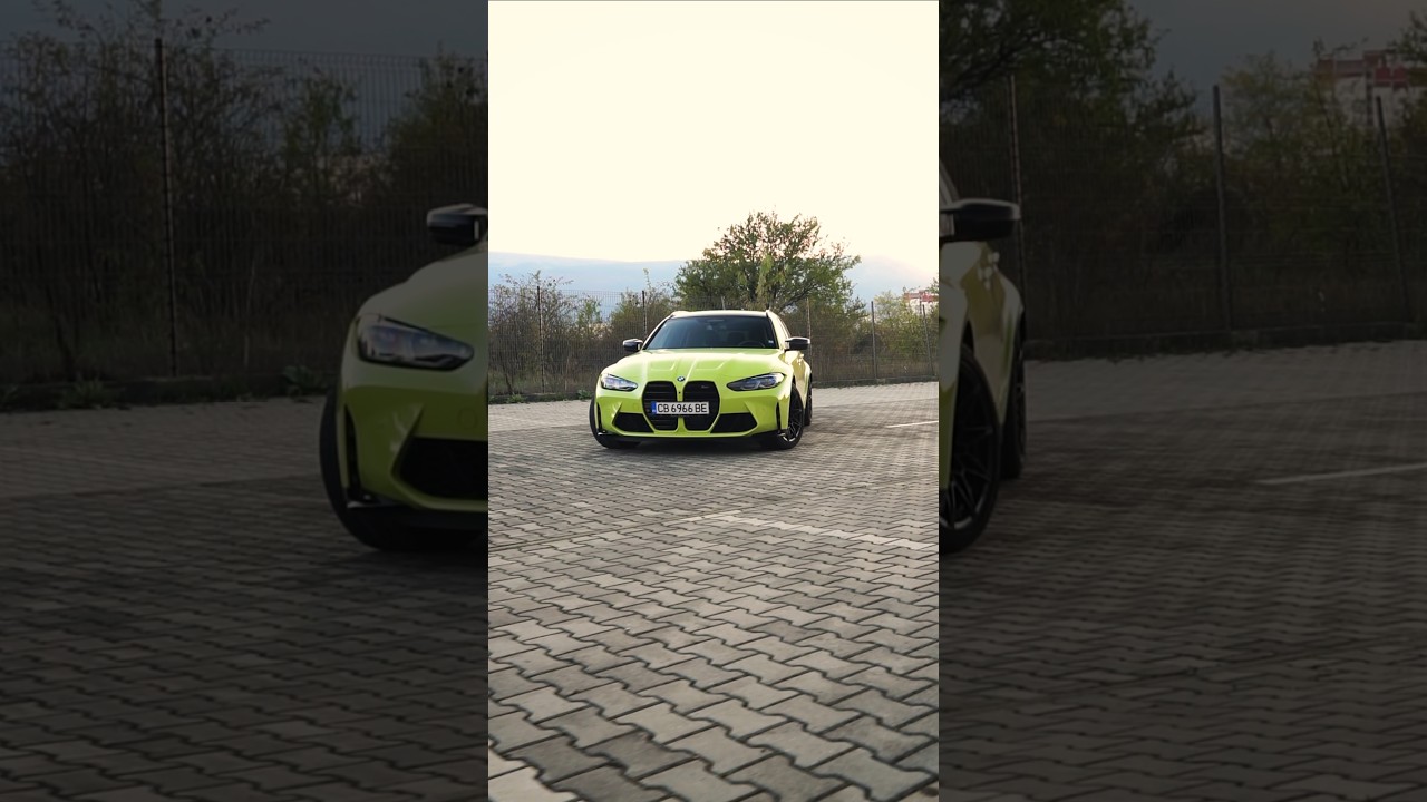 Amazing lime colored M3 #bmw #m3 #germancar #car #automobile