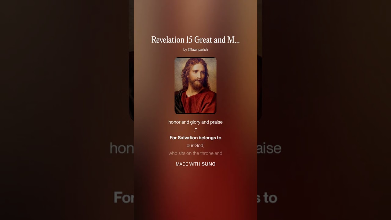 Revelation 15 Great and Marvelous (Acapella)