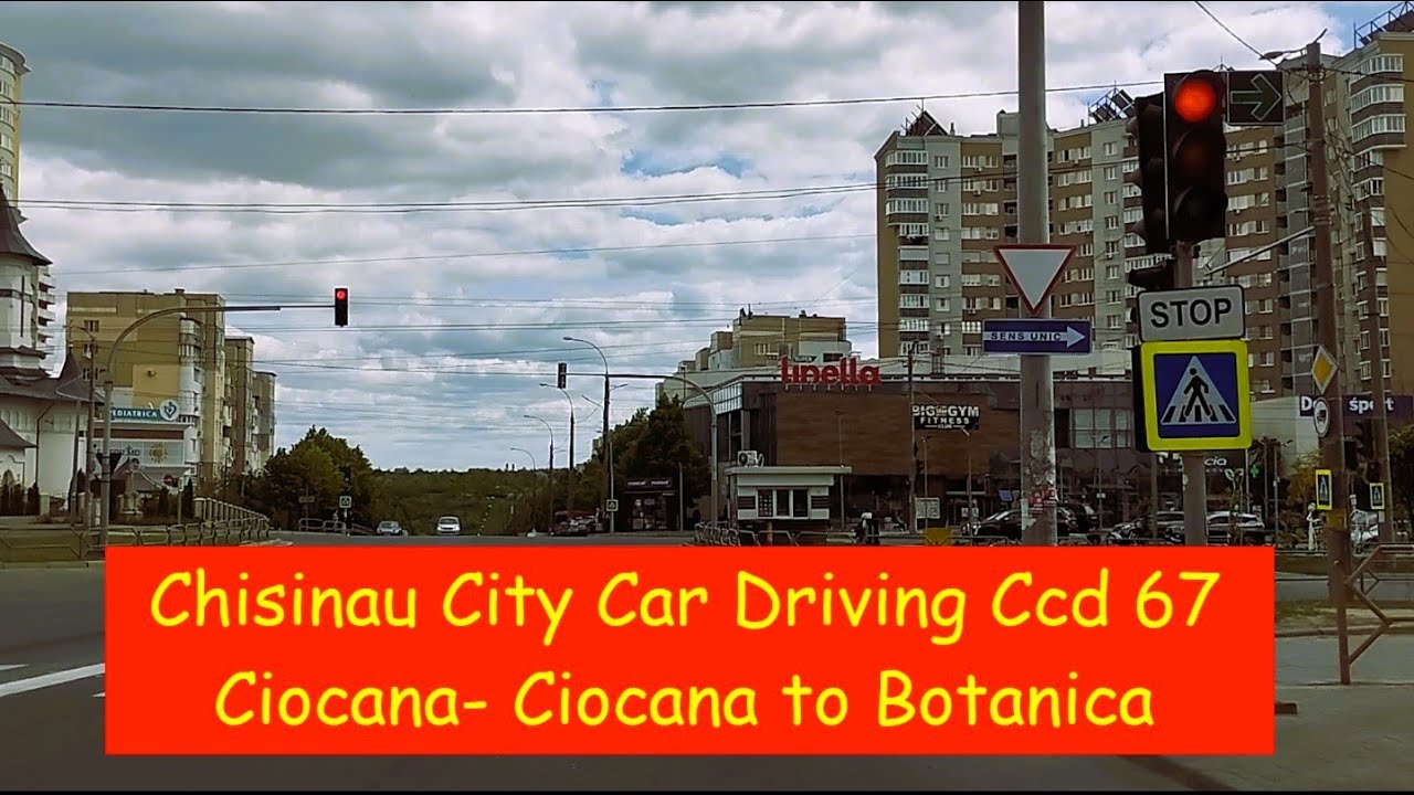 Chisinau City Car Driving Moldova Ccd 67- Ciocana- Ciocana to Botanica