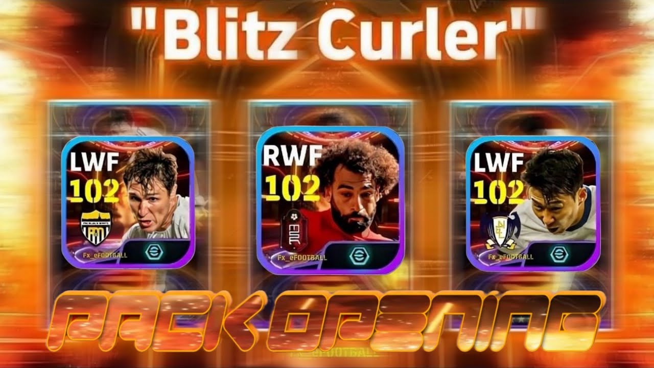 I AM SO LUCKY 🔥 BLITZ CURLER PACK OPENING IN EFOOTBALL 2024🥵 What I Get?? Son Chiesa or Salah🗿