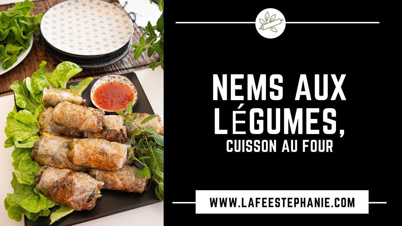 Nems au chou vert, recette vegan - la fée Stéphanie