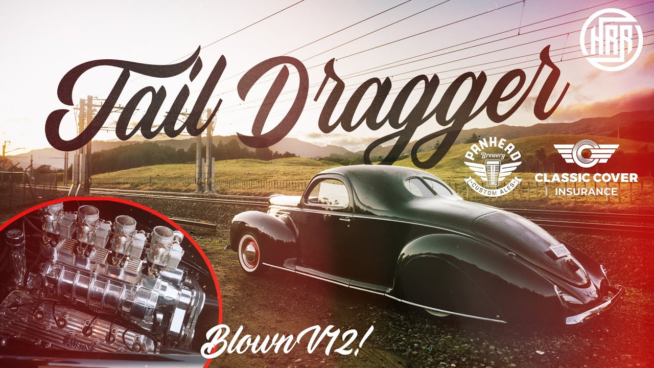 Supercharged V12 Lincoln Zephyr Tail Dragger. Hot Rod Revue