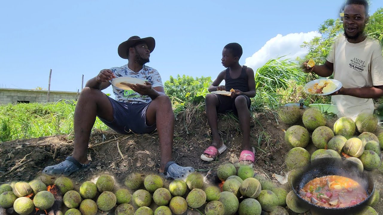10+ Caribbean Breadfruit Roast and eat the season is here let enjoy Jamaica Breadfruits lets feast.