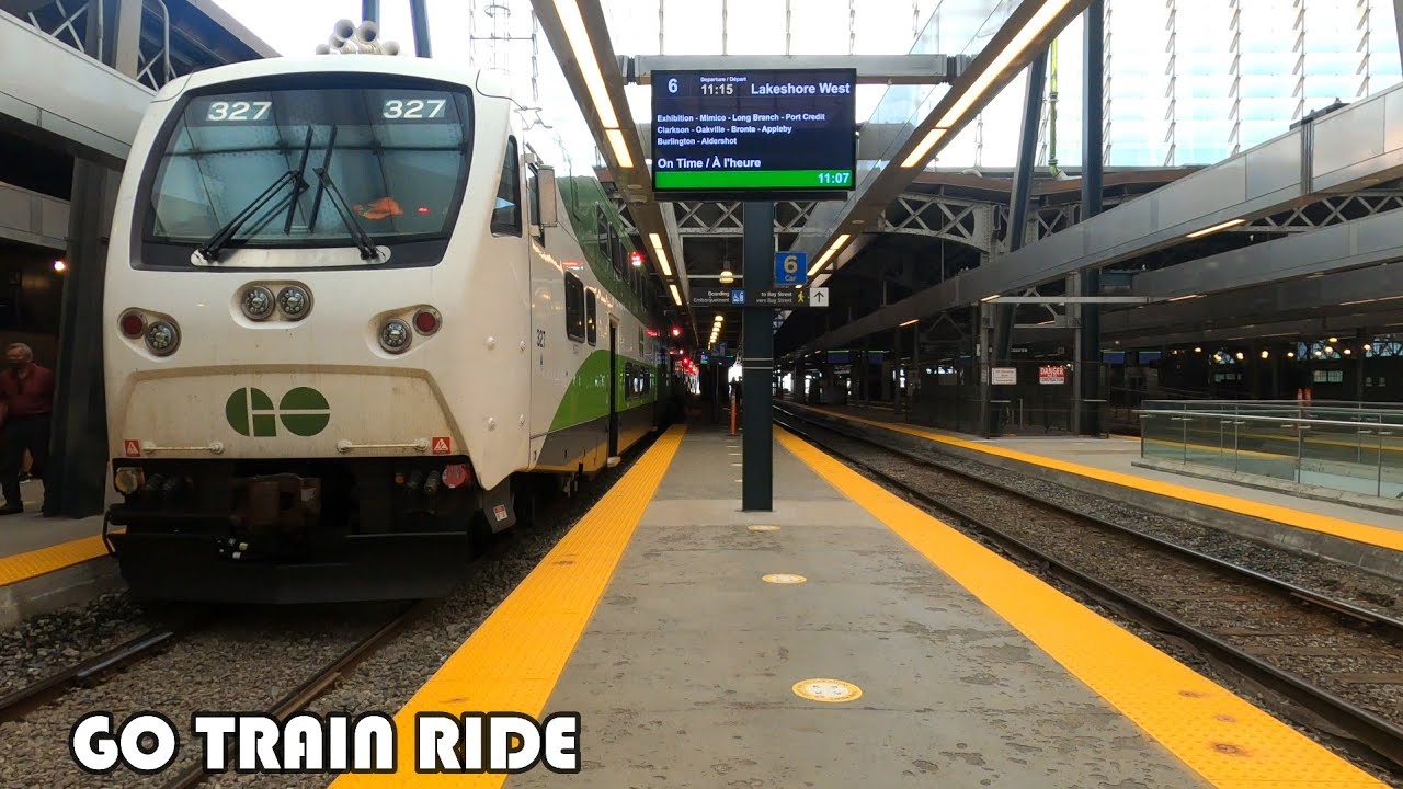 GO Train Ride From Union To Burlington Station