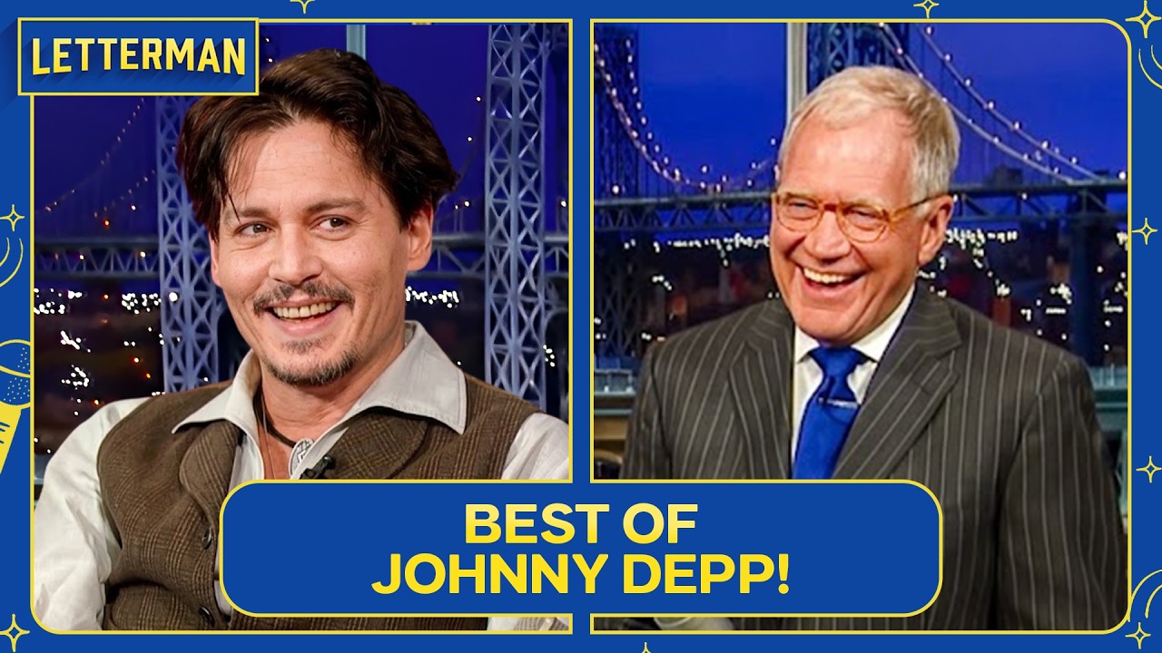 The Best Johnny Depp Moments | David Letterman