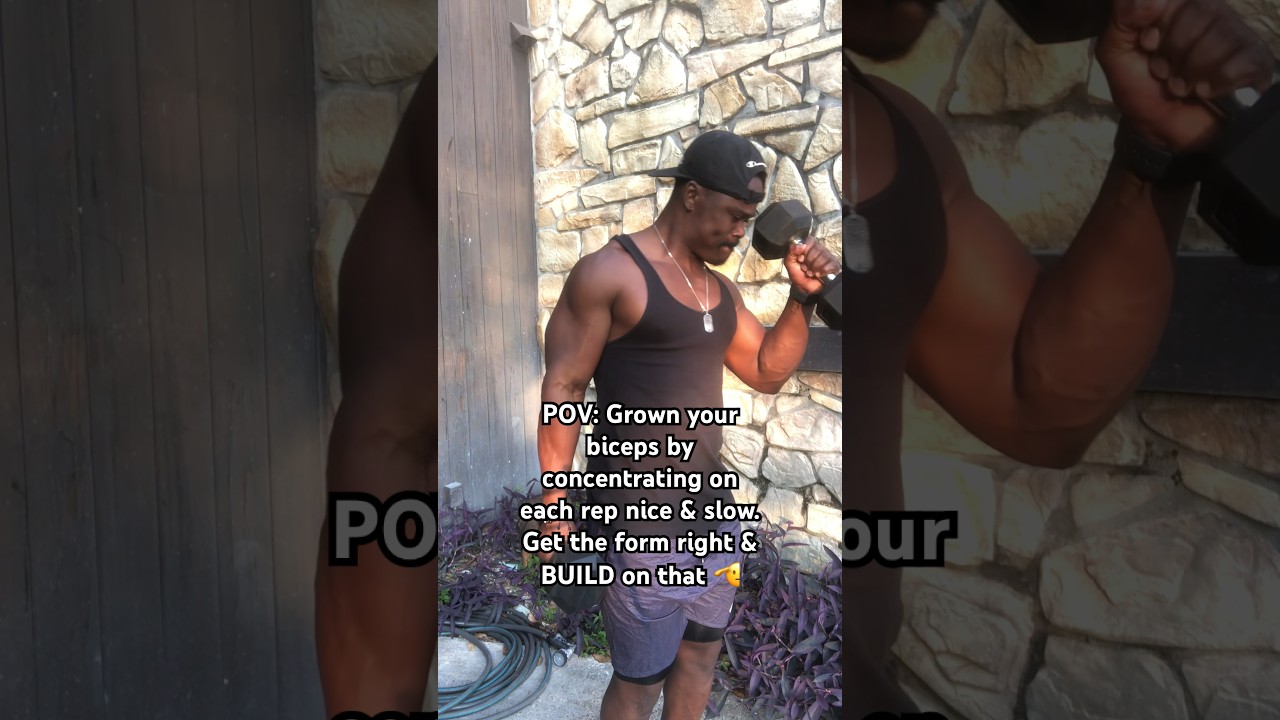 Biceps tips #growbiceps #fitnesstips #shorts #fitnessgains