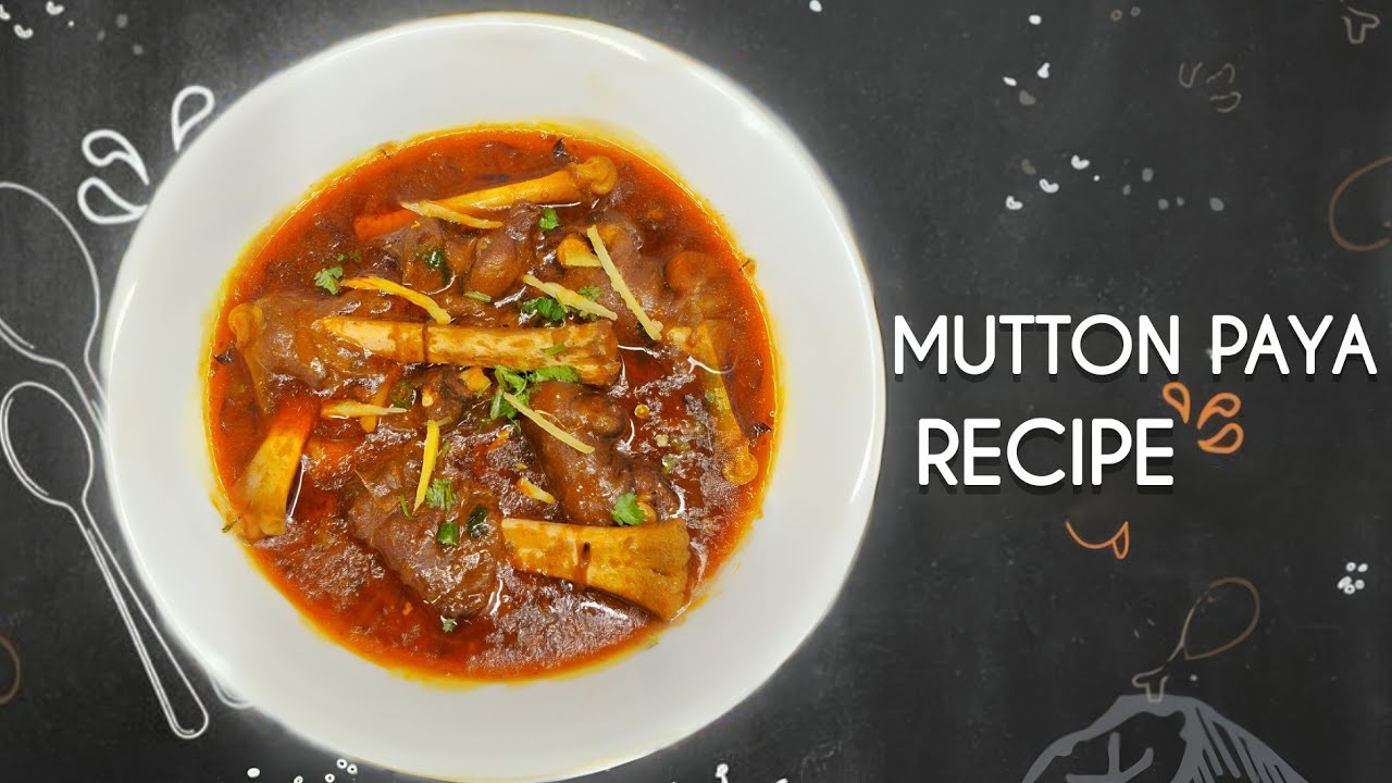 Sweater, Jacket, Mufler Sab Moh Maya Hai ! Thand Ka Asal Ilaj To Bas Paya Hai | Mutton 🐐Paya Recipe.