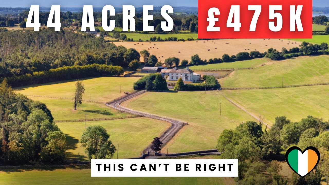 This Is What &pound;475K Buys You in Ireland - 8 Bed Mansion + Equestrian Facilities