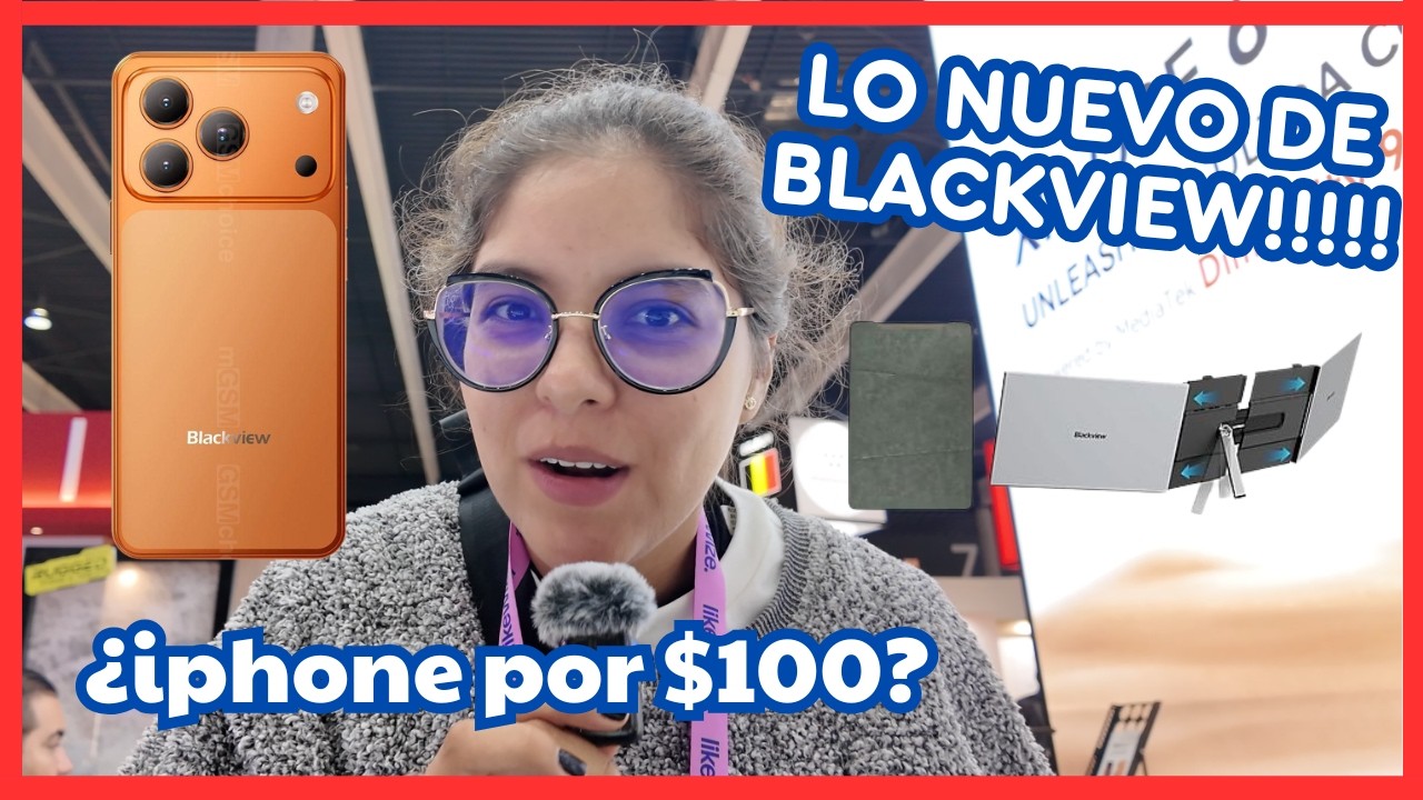 UN TELÉFONO CON PROYECTOR! | Blackview en el MWC 2026