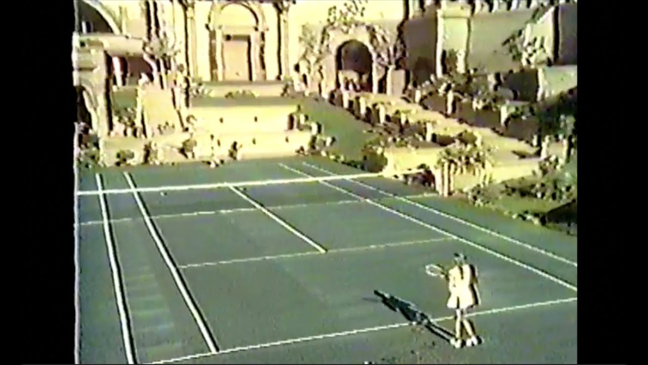 BURT BACHARACH  playing tennis in SHANGRI LA with Chris Evert / LOST HORIZON special