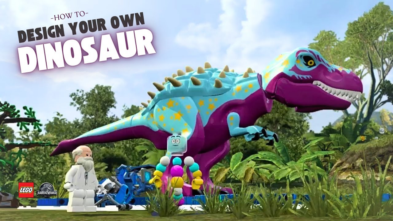 How to Use the Dinosaur Creator - Design Your Own Dino! - LEGO Jurassic World