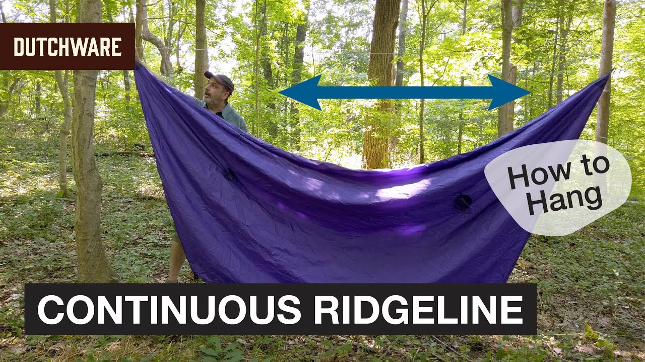 How to Hang a Continuous Ridgeline with Soft Shackles