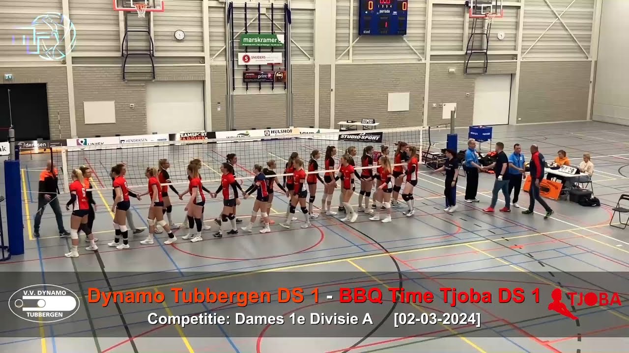 Volleybal Dames 1e Divisie A: Dynamo Tubbergen D1 - BBQ Time Tjoba D1 [02-03-2024]
