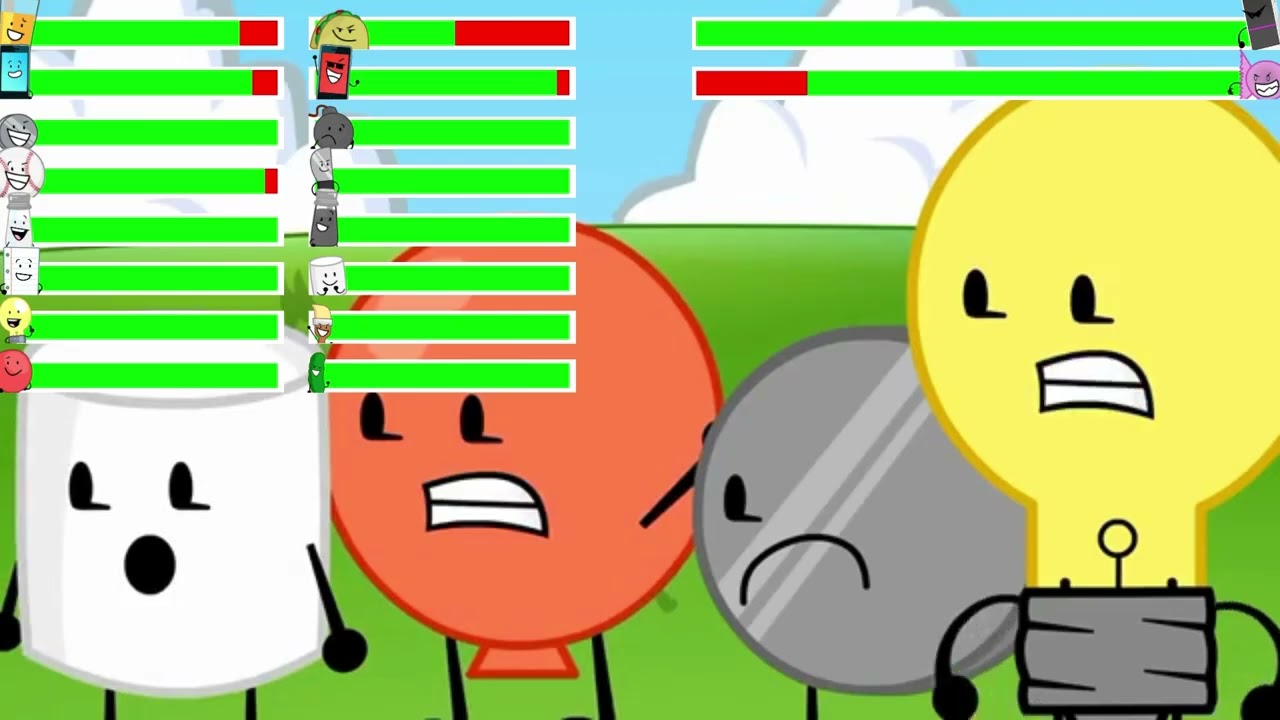 Inanimate Insanity Final Battle With Healthbars